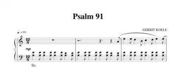 Koele, Gerrit - Drie Psalmen voor piano