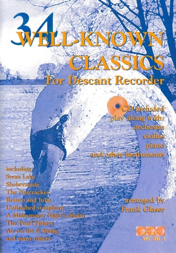 34 classics front descant recorder blokfluit