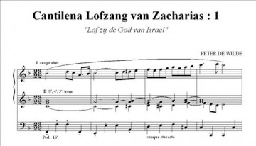 Wilde, Peter de - Kerstgezangen voor orgel 1