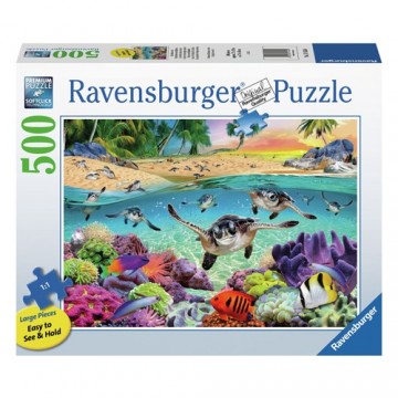 4005556174560 ravensburger puzzel baby zeeschildpadden   legpuzzel   500 xxl stukjes 4005556174560