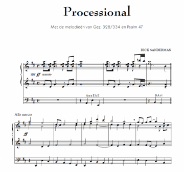 Sanderman, Dick - Processional