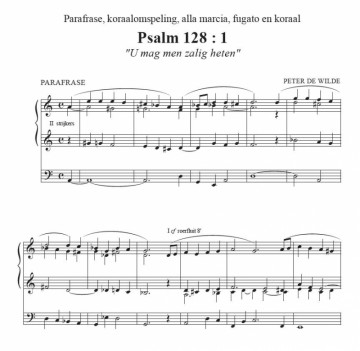 Wilde, Peter de - deel 11 - Psalmbewerkingen