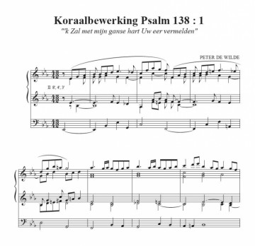 Wilde, Peter de - deel 11 - Psalmbewerkingen