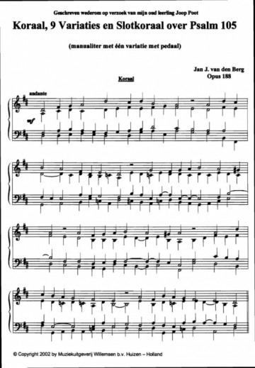 Berg, Jan J. van den - Psalm 105 en Psalm 89