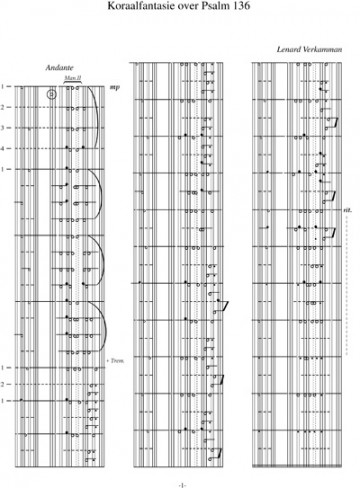 Verkamman, Lenard - Koraalbewerkingen (4) (Klavar)
