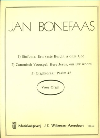 Bonefaas, Jan - Sinfonia 'Een Vaste Bucht' ea