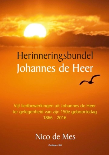 Mes, Nico de - Herinneringsbundel Johan de Heer