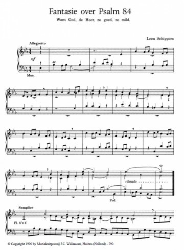 Schippers, Leen - Fantasie over Psalm 84