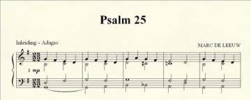 Leeuw, Marc de - Inleiding ,Andante, Cantilene en Trio Psalm 25