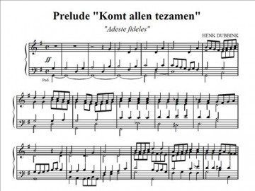 Dubbink, Henk - Kerstsuite voor orgel (20pag.!)