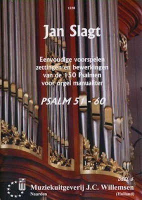 Slagt, Jan - Eenvoudige Psalm voorspelen deel 6 (Psalm 51-60)