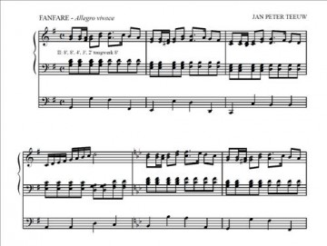 Teeuw, Jan Peter - deel 4 - Koraalbewerkingen (Kerst)