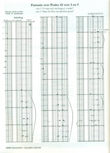 Hoeve, Harm - Deel 6 Koraalbewerkingen (Klavar)