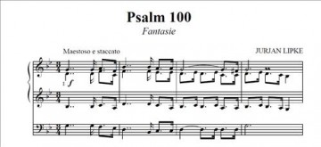 Lipke, Jurjan - Vier Psalmen voor orgel