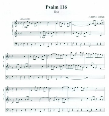 Lipke, Jurjan - Vier Psalmen voor orgel