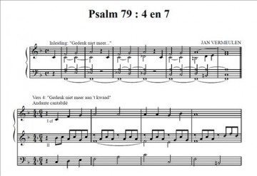 Vermeulen, Jan - Psalmen voor orgel (deel 3)