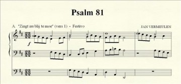 Vermeulen, Jan - Psalmen voor orgel (deel 5)