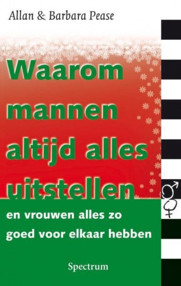 9789000345793 waarom mannen altijd alles uitstellen allan en barbara pease 9789000345793 versie b spectrum