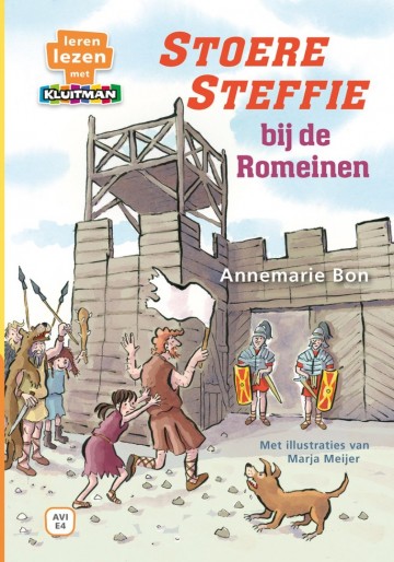 9789020676761 bon annemarie   stoere steffie bij de romeinen leren lezen met kluitman 9789020676761 voorkant