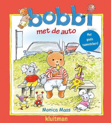 9789020683462 maas monica   bobbi met de auto   met gratis auto stikkers 9789020683462 a