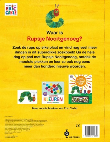 9789025781835  carle eric   het grote zoekboek van rupsje nooitgenoeg 9789025781835  b