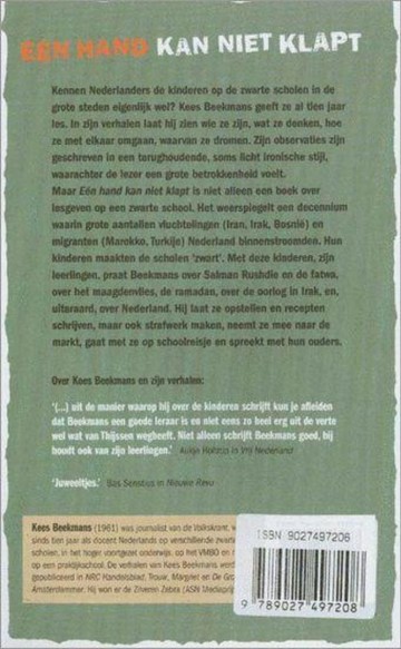 9789027497208 beekmans kees   een hand kan niet klapt 9789027497208 b
