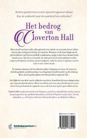 9789029737210 sarah ladd het bedrog van cloverton hall 9789029737210 kok boekencentrum 9789029737210 back