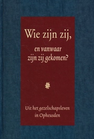 9789033117664 hj hj natzijl wie zijn zij en vanwaar zijn zij gekomen 9789033117664