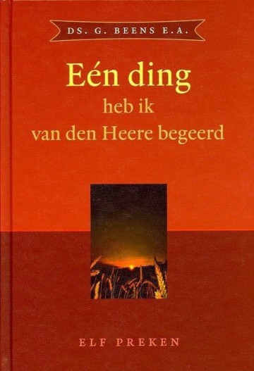 9789033122484 beens ds g   een ding heb ik van de heere begeerd 9789033122484
