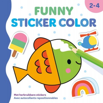 9789044769104 funny sticker color 2 4 jaar 9789044769104