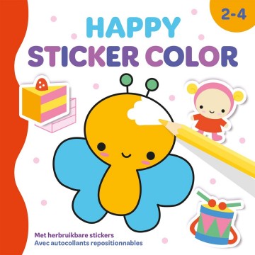 9789044769111 happy sticker color  2 4 jaar 9789044769111