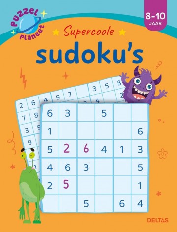 9789044769487 puzzelplaneet   supercoole sudokus  8 10 jaar 9789044769487