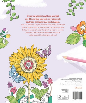 9789044771169 kom tot rust kleurboek   color therapy 9789044771169 back