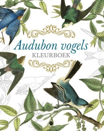 9789045328478 audubon vogels kleurboek volwassenem 9789045328478