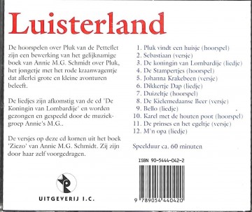 9789054440420 schmidt annie mg   luisterland 9789054440420 c