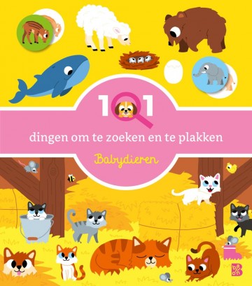 9789403244655 101 dingen om te zoeken en te plakken babydieren 9789403244655