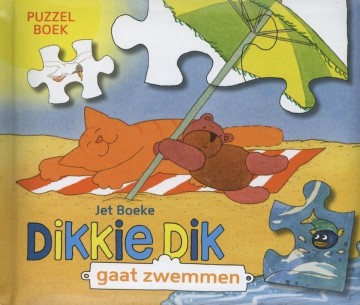 9789462290341 dikkie dik puzzelboek   dikkie dik gaat zwemmen 9789462290341