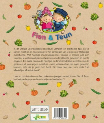 9789493236530 fien en teun het makkelijke moestuinboek lezen koken tuinieren knutselen 9789493236530 achterkant