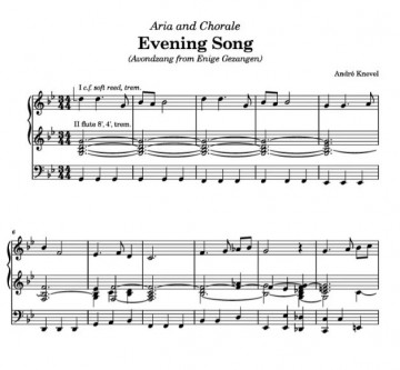 Andre knevel mdm sheet music sthenosmusica stehnosmusica andre knevel improvsaties improvisations evening song