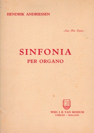 Andriessen  sinfonia per organo