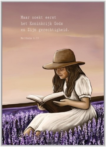 Art by claudia   poster a4  maar zoekt eerst het koninkrijk gods