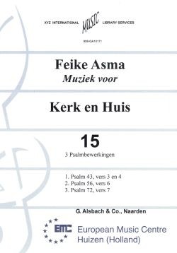 Asma, Feike - 3 Psalmbewerkingen (boek 15)