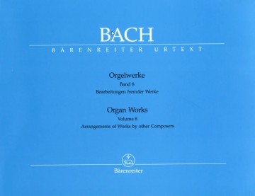 Bach js   orgelwerke band 8 barenreiter ba 5178