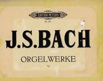 Bach orgelwerke 5  front