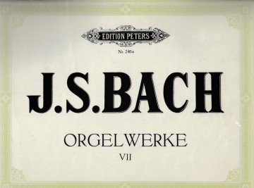Bach orgelwerke 7   front