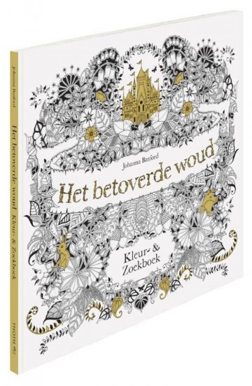 Basford johanna   het betoverde woud   kleur  en zoekboek voorkant