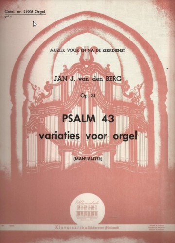 Berg psalm 43 klavar