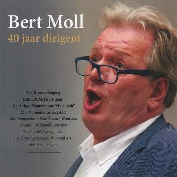 Bert moll 40 jaar dirigent
