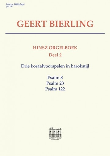 Bierling geert   hinz orgelboek deel 2 klavar
