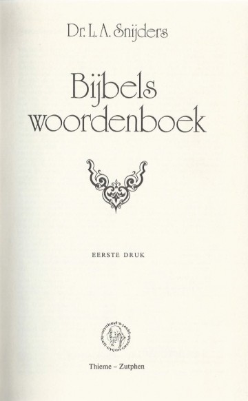 Bijbels woordenboek groen   2